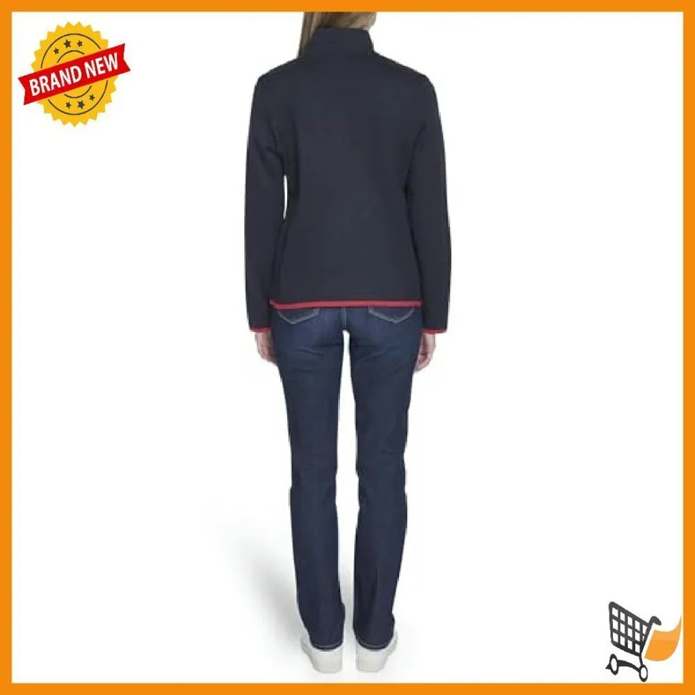 Women's Mockneck Zip Up Fleece Jacket - Cozy Layering Essential